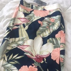 Ann Taylor Loft Floral Skirt